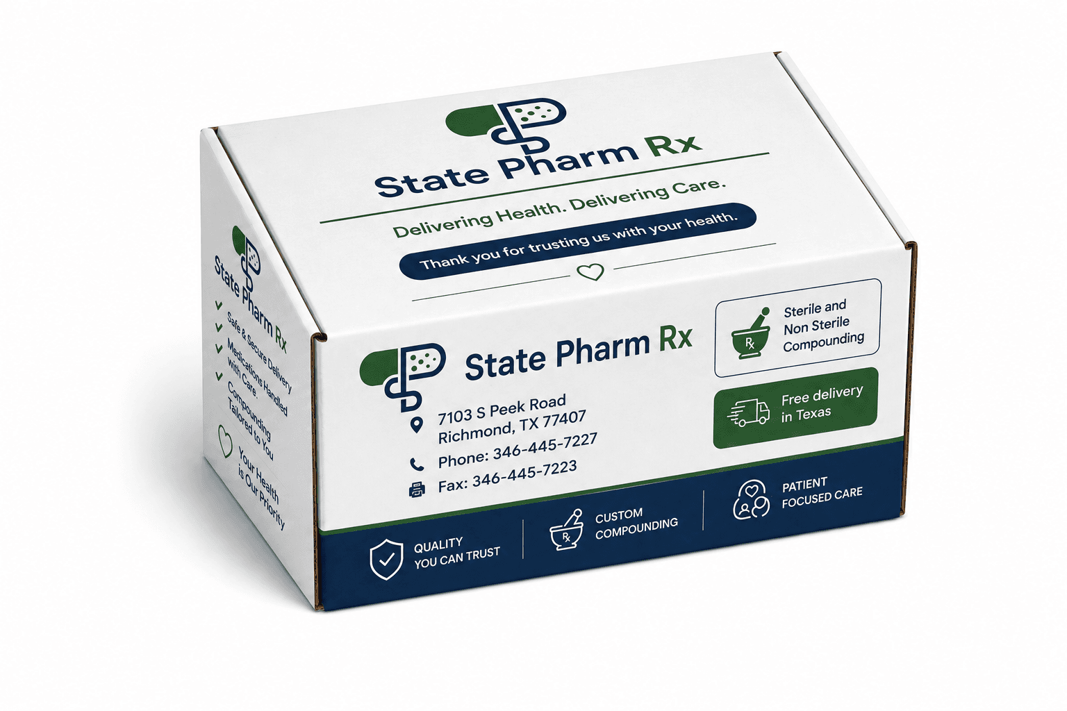 Special medication packaging